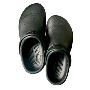 CROCS black specialist ll work clogs Wms // 10